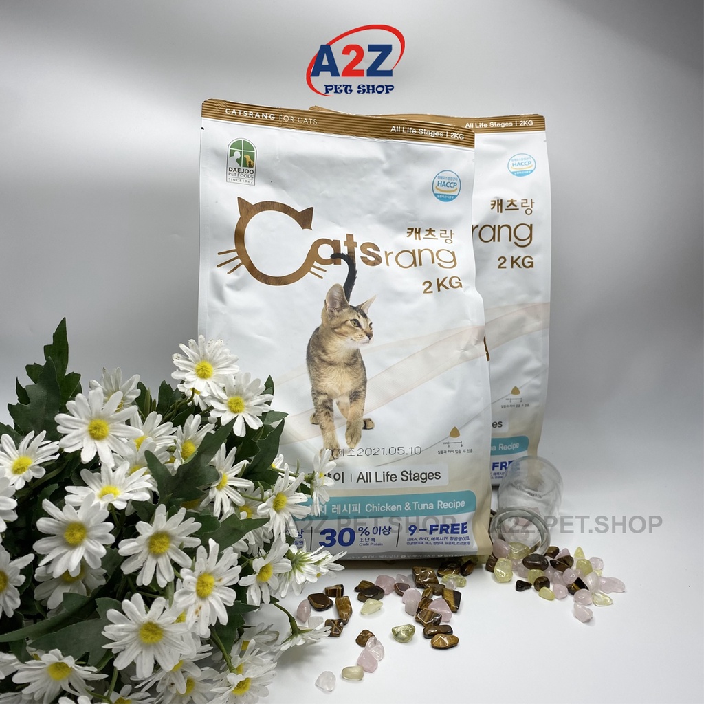 Catsrang 2kg, Thức Ăn Cho Mèo Dạng Hạt Thơm Ngon Bổ Dưỡng