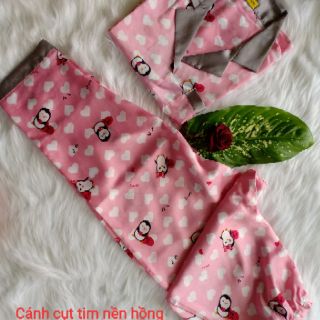 Đồ bộ mặc nhà pijama lụa satin cao cấp