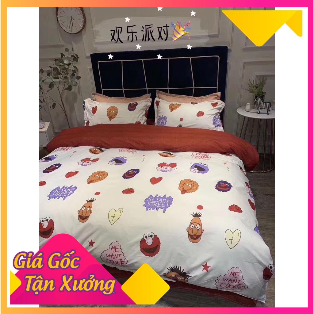 Set Chăn Ga Gối Cotton Poly Maibedding 2021  1m6/1m8/2m  Maibedding Thấm Hút Mồ Hôi Đủ Loại Màu Họa Tiết Giá Rẻ Nhất