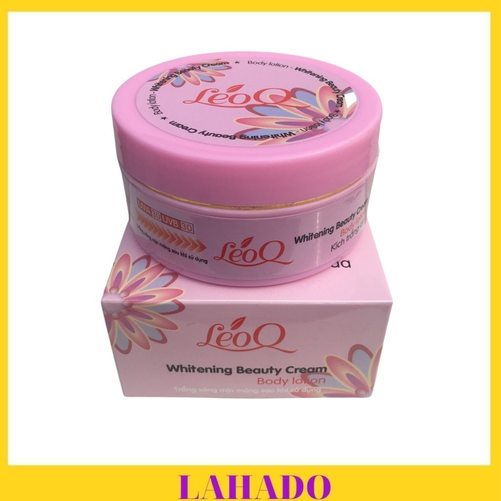 Kem body trắng da dưỡng thể toàn thân lotion dưỡng ẩm body LeoQ 110g