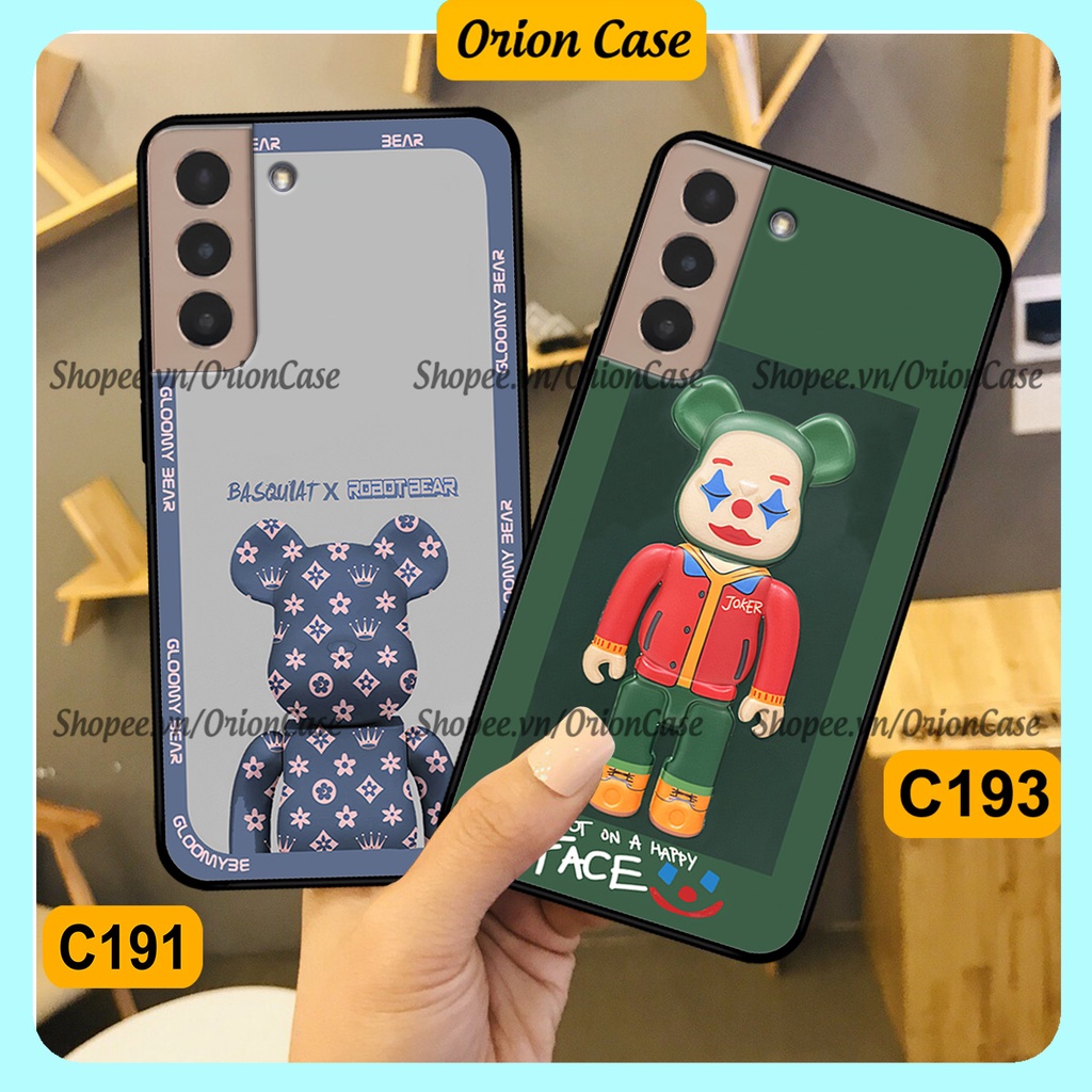 Ốp lưng Samsung S21 - S21 FE - S21 Plus - S21+ / S21 Ultra in hình bearbrick 3D thời trang, cá tính. ốp chống sốc