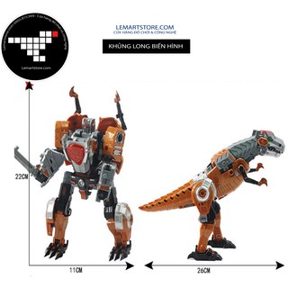 ĐỒ CHƠI RÔ BỐT KHỦNG LONG BẠO CHÚA T-REX BIẾN HÌNH SAMURAI