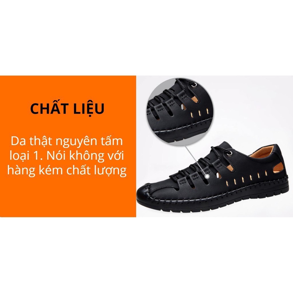 Giày da nam hè