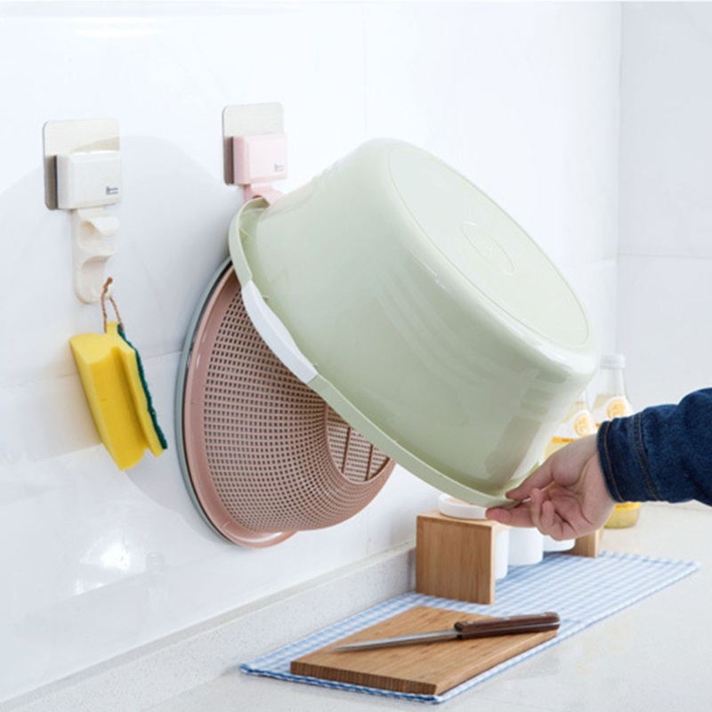 QQ Giá Đỡ Thau Chậu Rửa Có Móc Treo Tiện Dụng Cho Phòng Tắm