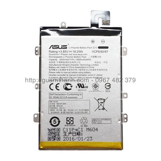 Pin asus zenfone max zc550kl, z010d dung lượng 5000mah zin máy