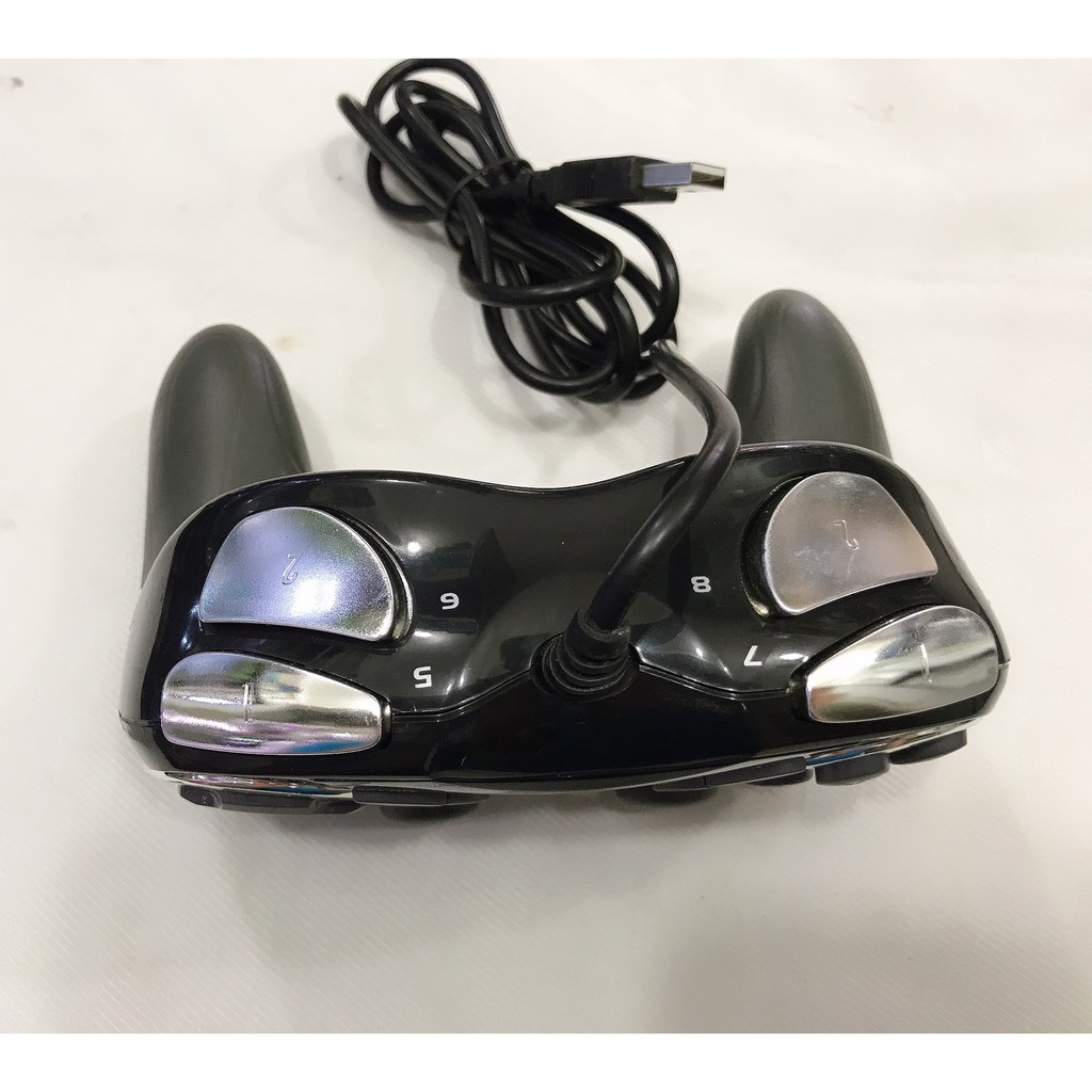 TAY CẦM CHƠI GAME ĐƠN RUNG NAZAR V33 CÓ DÂY CỔNG CẮM USB