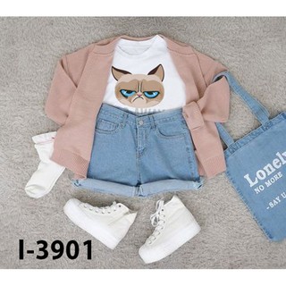 I3901 Áo Thun Tay Lỡ Chất Lừ