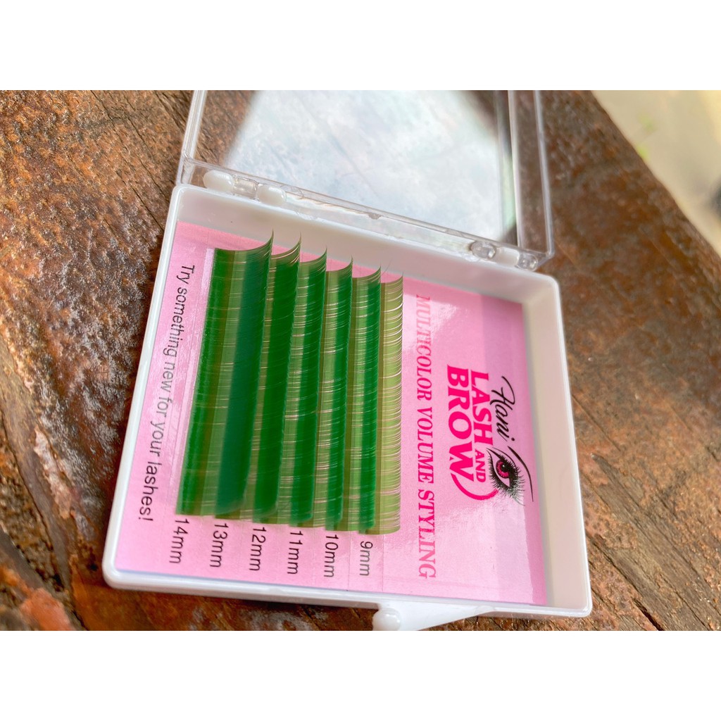 Mi Màu 9-14mm, 39k/Khay siêu xinh - Lông Mi Khay Mi Màu Hani