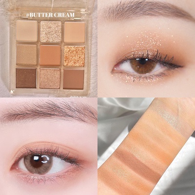 Bảng Phấn Mắt 3Ce Màu Đất Phong Cách Hàn Quốc #Lớp Phủ /#Kem Bơ / Kem#Drubouquet
