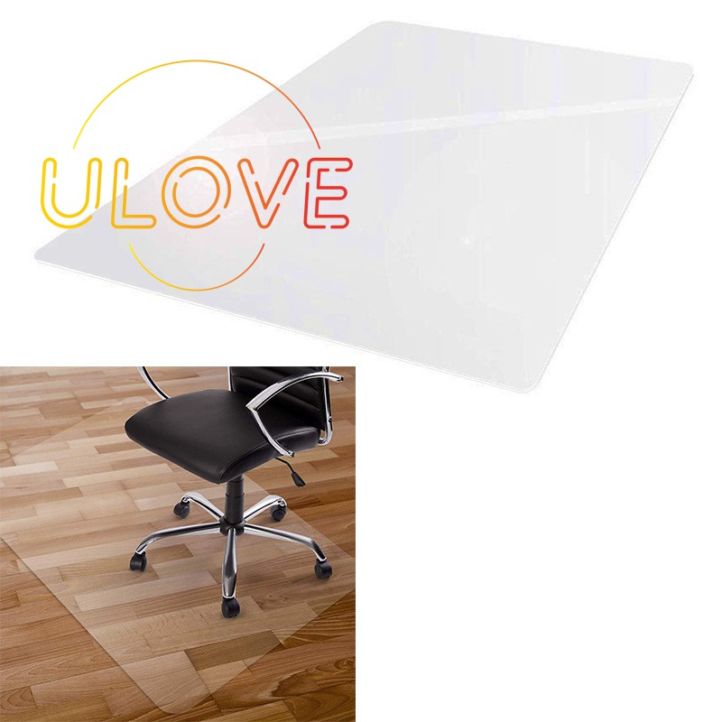 Thảm Lót Ghế Nhựa Pvc Trong Suốt 80x80cm (31X31 Inch) - 1.5mm