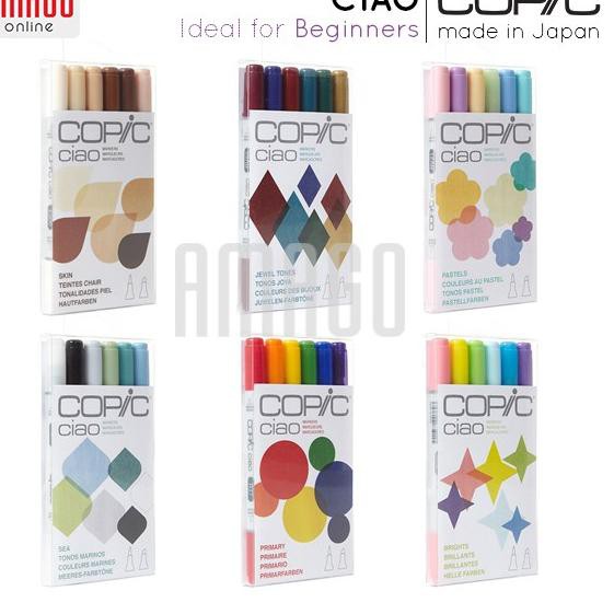 (Hàng Mới Về) Bộ Phấn Trang Điểm Copic Ciao 6 Màu Ccm / 6sn