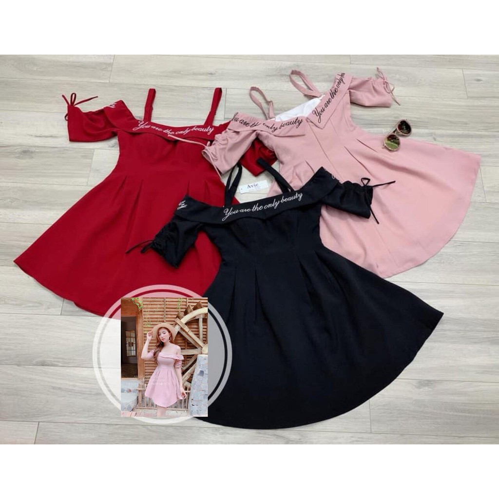 đầm 2 dây lụa hàn v1 | BigBuy360 - bigbuy360.vn