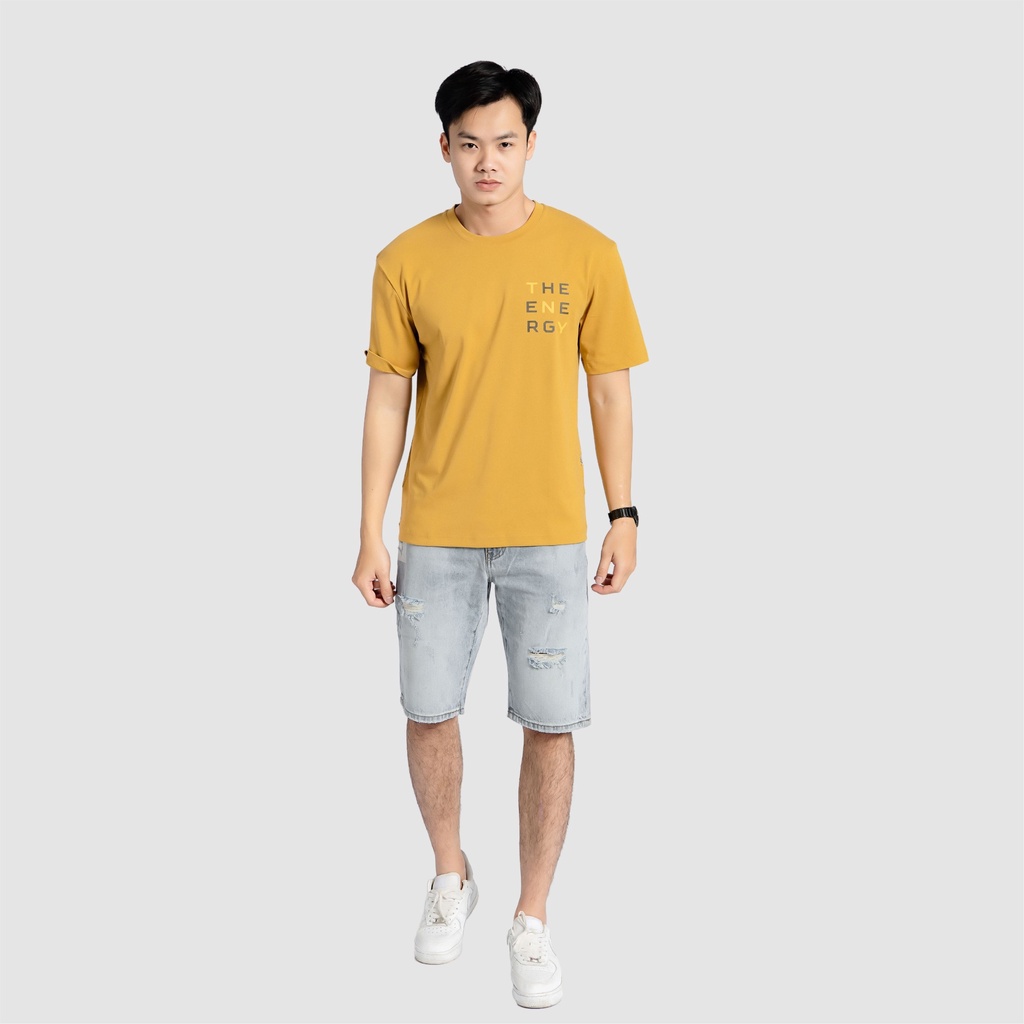 Aó thun ngắn cộc tay nam CIZA vải cotton form regular basic trẻ trung năng động ATNR51