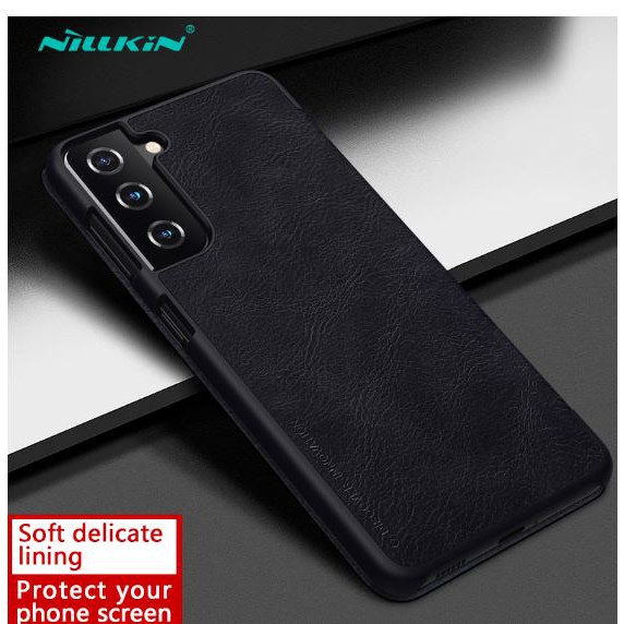 Bao da Sam Sung Galaxy S21 Plus/ S21 Ultra , S21 chính hãng Nillkin QIN có ngăn đựng thẻ ATM tiện lợi