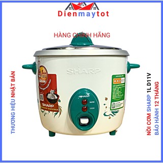 Nồi cơm điện mini 1.1 lít - d11v sharp nắp rời , hàng chính hãng - thương hiệu nhật bản