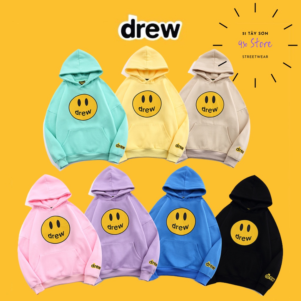 [ Sale Sốc ] Áo hoodie Drew nỉ bông hàng cao cấp Ss2021