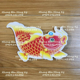 Hàng mã (vàng mã) cá chép kèm theo trong bộ cúng ông táo