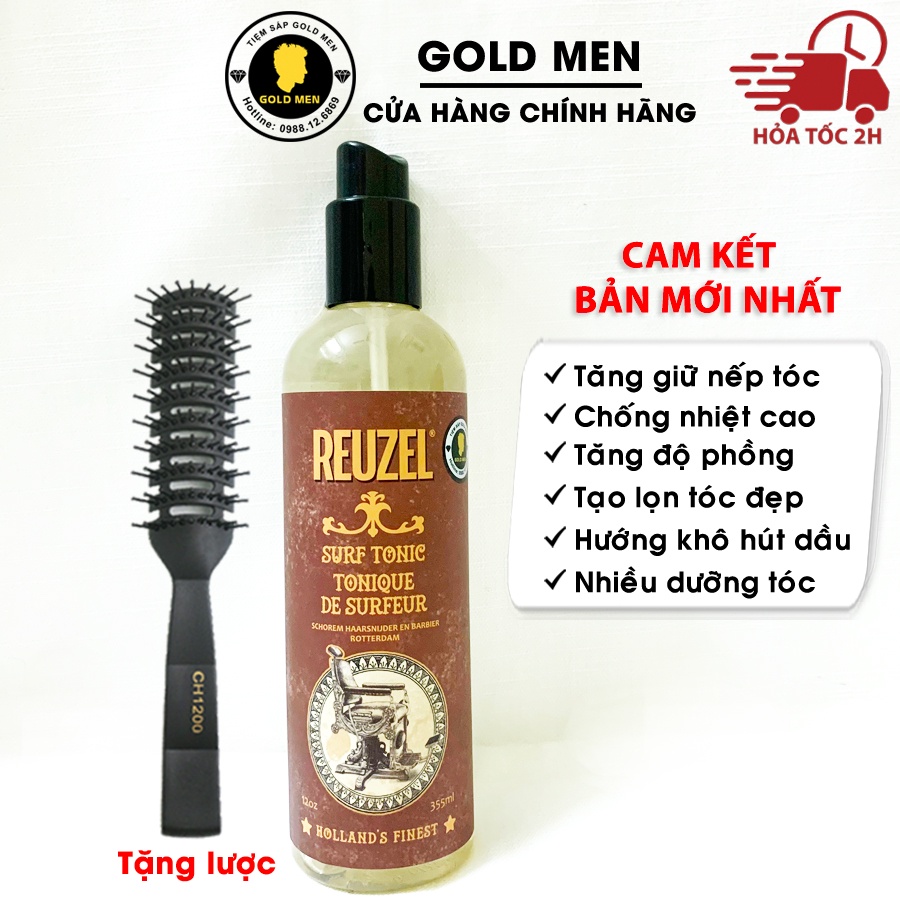 Xịt tạo phồng Reuzel Surf Tonic Chính Hãng