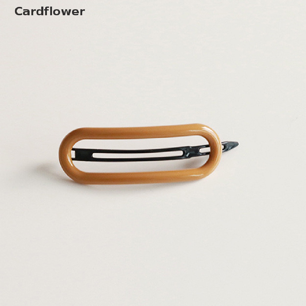 &lt; Cardflower &gt; Kẹp Tóc Càng Cua Lớn Bằng Nhựa Màu Kẹo Liền Mạch Giảm Giá