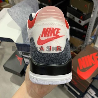 Giày Air Jordan 3 "Fire Red" (Best Quality)
