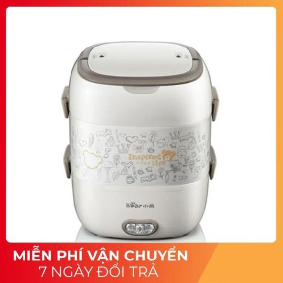 Hộp cơm cắm điện Bear DFH-S2017, 3 tầng, sử dụng inox 304 cao cấp |BH 12 THÁNG|