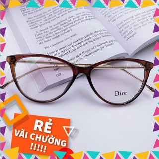 [Rẻ Vô Địch] Gọng Kính Mắt Mèo Dior - Nhự Dẻo Cao Cấp Cá Tính Cho Phái Đẹp MS126 [Free Ship]