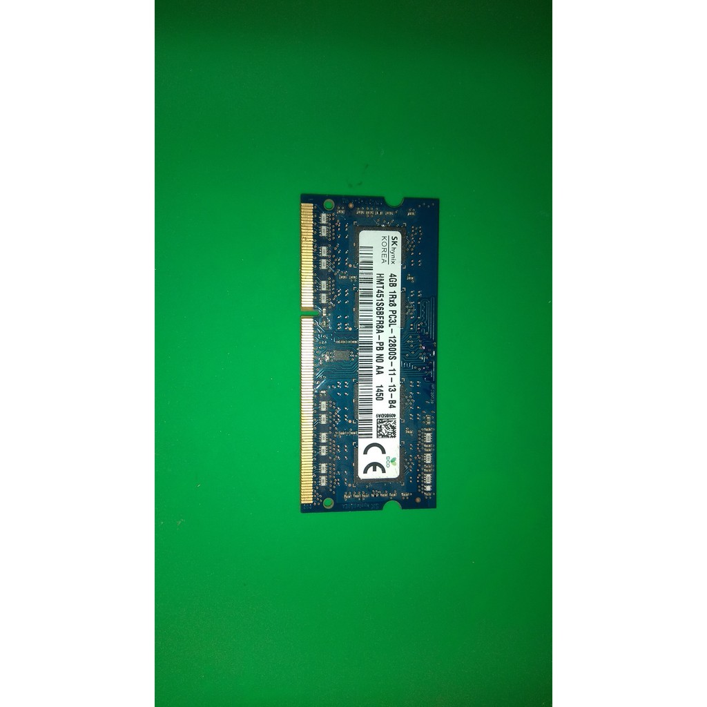 Ram laptop DDR3L 4GB bus 1600 MHz 12800 Các Hãng Giá Chỉ 320K