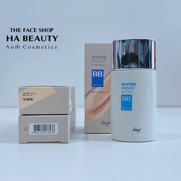 Kem nền che khuyết điểm trang điểm đa năng lâu trôi chống nắng SPF50+PA+++ WaterProof BB The Face Shop 50ml | BigBuy360 - bigbuy360.vn