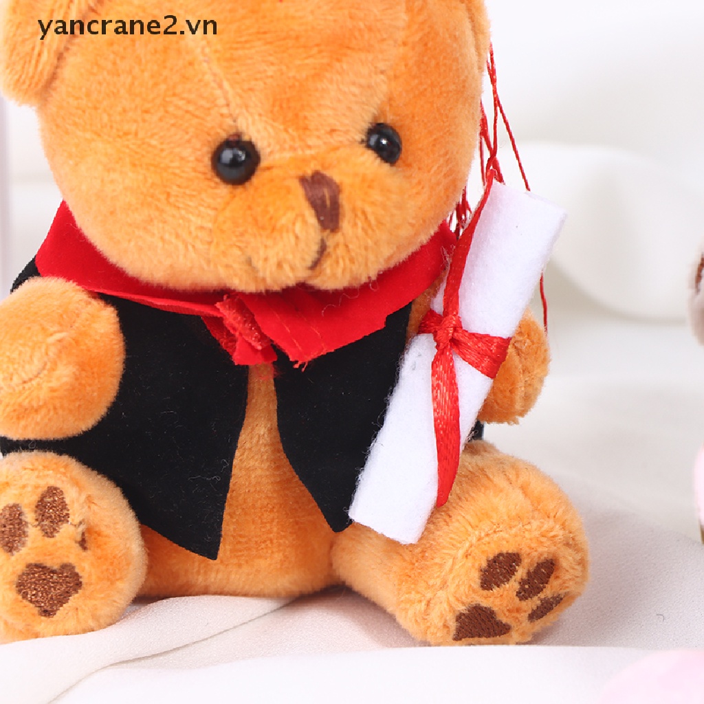 Móc Khóa Hình Gấu Bông Mini 10cm Dễ Thương {yancrane2.vn}