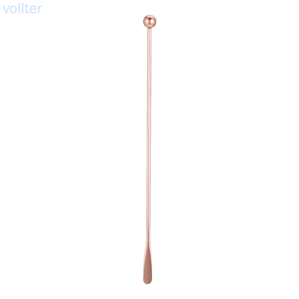 Que khuấy đồ uống 19cm bằng thép không gỉ 304 nhiều màu sắc có thể tái sử dụng
