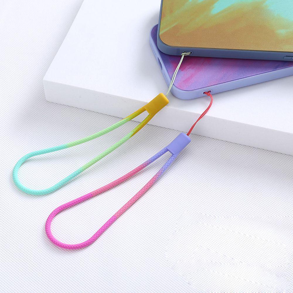 Ốp Điện Thoại Silicon Kèm Dây Đeo Tay Chống Thất Lạc Tiện Dụng