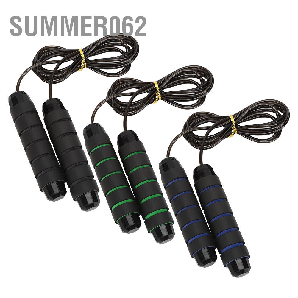 Summer062 Unisex Adjustable Steel Wire Bearing Jumping Rope Fitness Tool Accessories for Adult Children