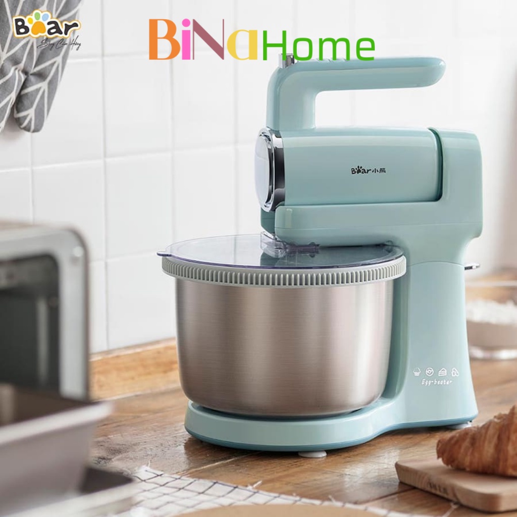 Máy Đánh Trứng Trộn Bột đa năng để bàn Bear DDQ-B03V1 Chính hãng Bảo hành 18 tháng BINAHOME