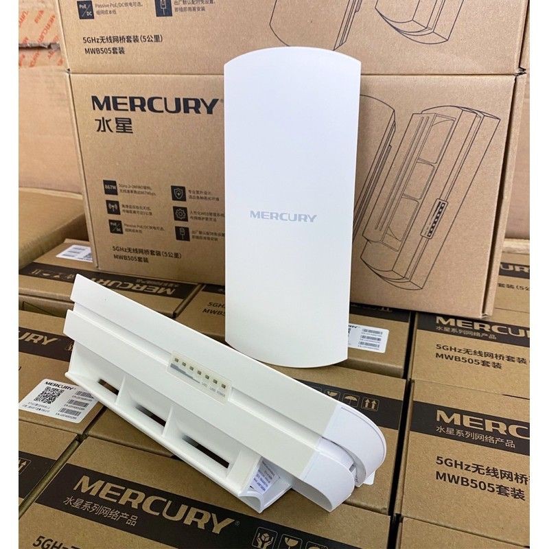 [RẺ VÔ ĐỊCH] Bộ thu phát không dây, thang máy, wifi ngoài trời tầm xa 1km - 5km, Mecury MBW201, Mecury MBW505 | BigBuy360 - bigbuy360.vn