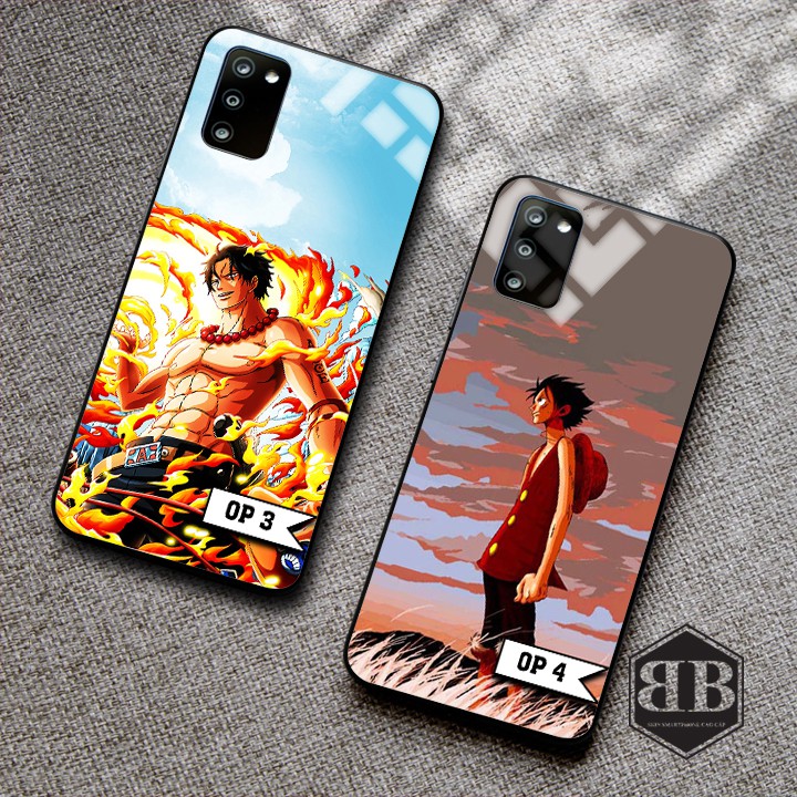 Ốp lưng kính cường lực Samsung Galaxy A02s hình one piece