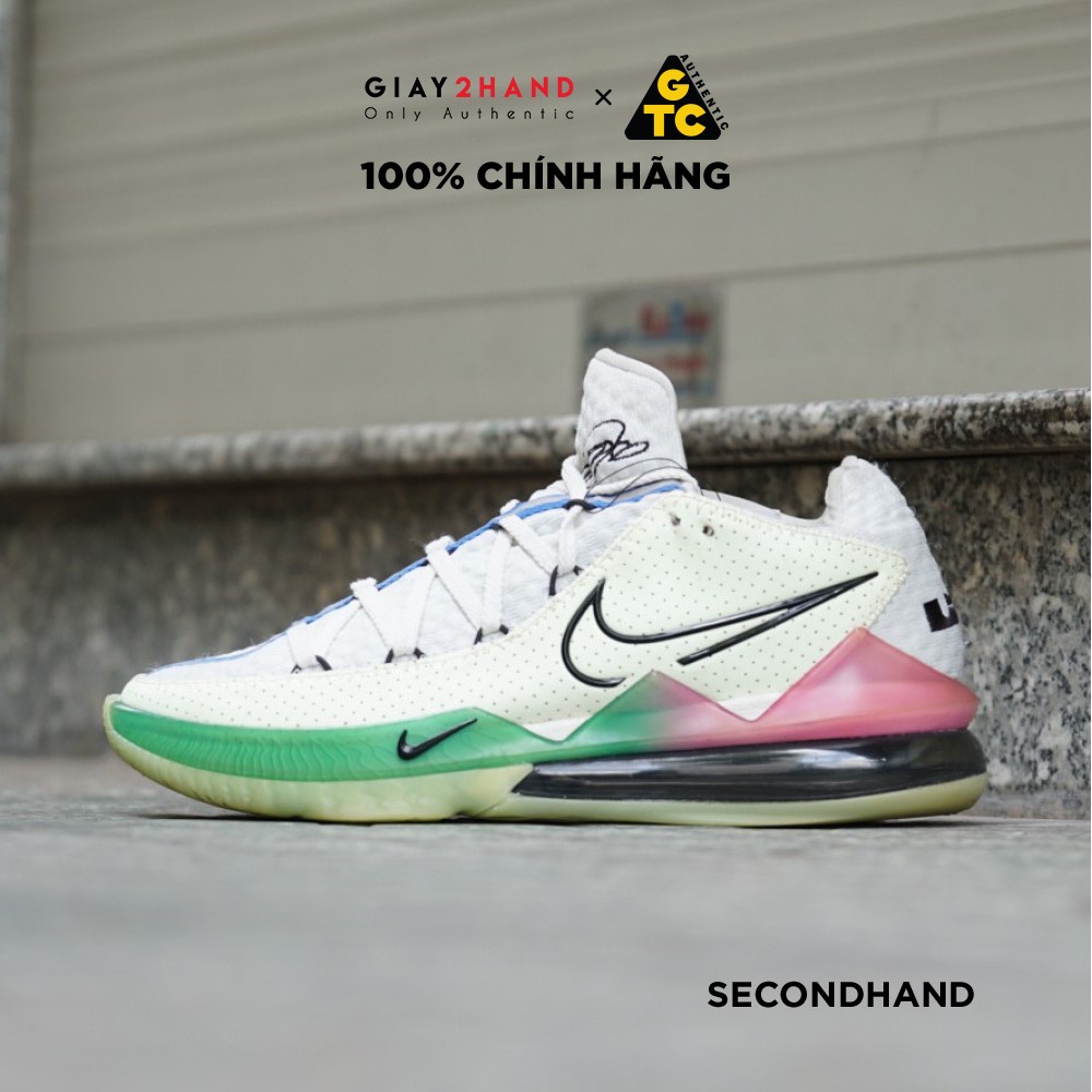 Giày Thể Thao LeBron 17 Low EP Glow In The Dark CD5006-005 GIÀY CŨ CHÍNH HÃNG