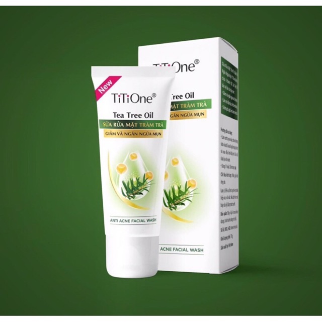 Sữa rửa mặt tràm trà ngăn ngừa mụn