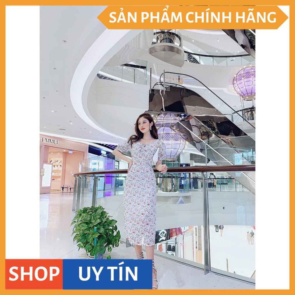 Đầm dự tiệc hoa liti cột nơ siêu dễ thương - sáng da thích hợp đi chơi, đi tiệc đi dạo phố - Thời trang VADA ( | BigBuy360 - bigbuy360.vn