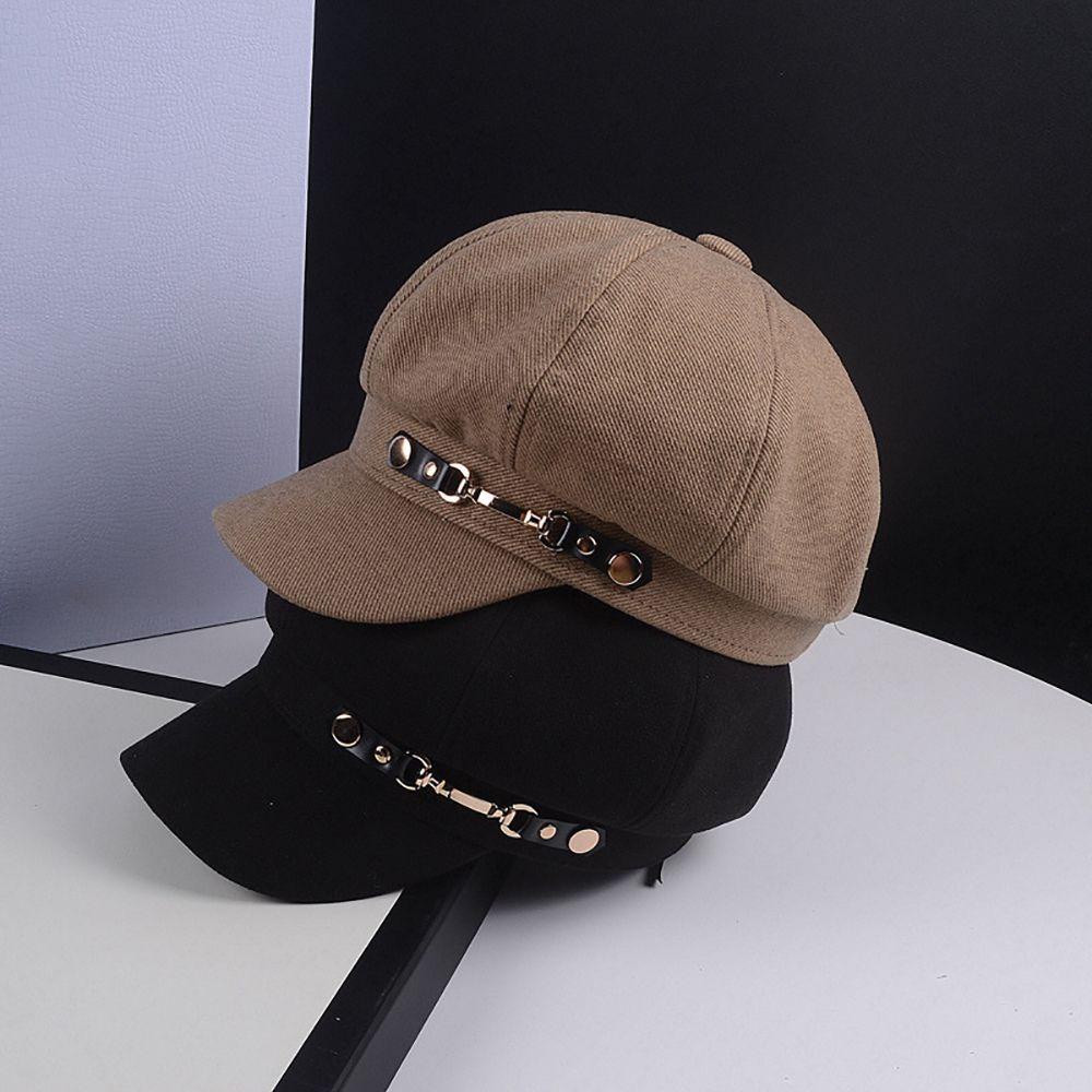 Mũ Nồi VANES1 Khóa Kim Loại Giữ Ấm Thời Trang Đường Phố Cho Nữ