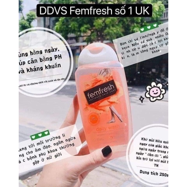 Dung Dịch Vệ Sinh Phụ Nữ Femfresh Daily Intimate Wash 250ml