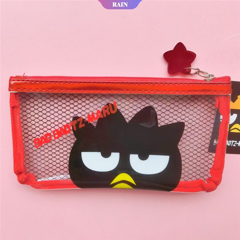 SANRIO Hộp Bút PVC Trong Suốt Họa Tiết Cinnamoroll Hello Kitty Đáng Yêu Kích Thước 20x10.5cm