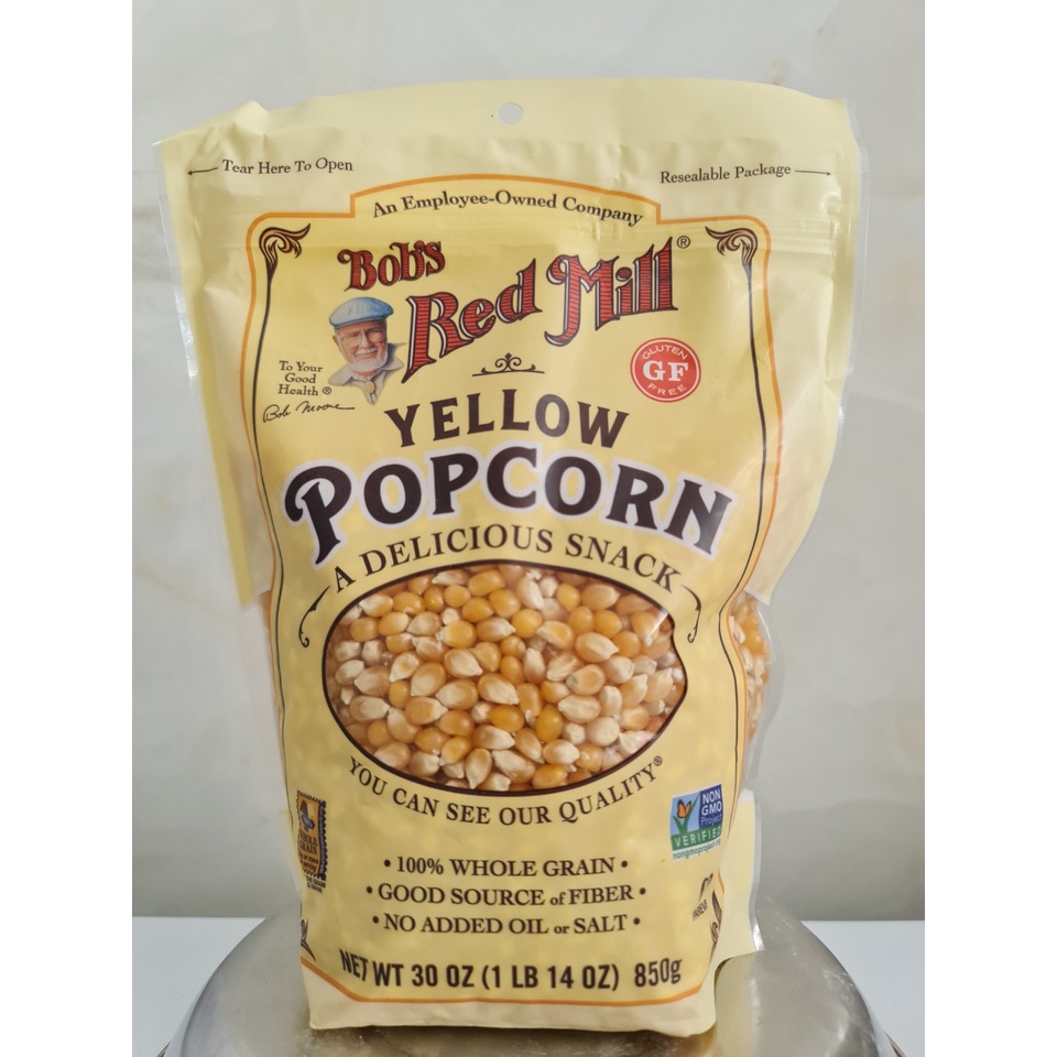 [850g] Hạt bắp nổ (Bỏng ngô) [USA] BOB’S RED MILL Popcorn (van-hk5)