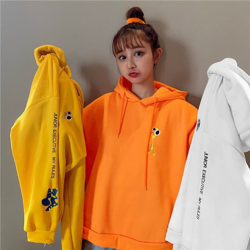 Áo khoác, áo hoodie unisex nam nữ nỉ ngoại người ngoài hành tinh cute năng động thời trang học đường