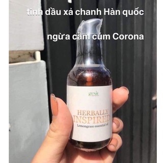 TINH DẦU SẢ CHANH GENIE KOREA NGUYÊN CHẤT NGUYÊN LIỆU TỪ THIÊN NHIÊN CHÍNH HÃNG - 5017