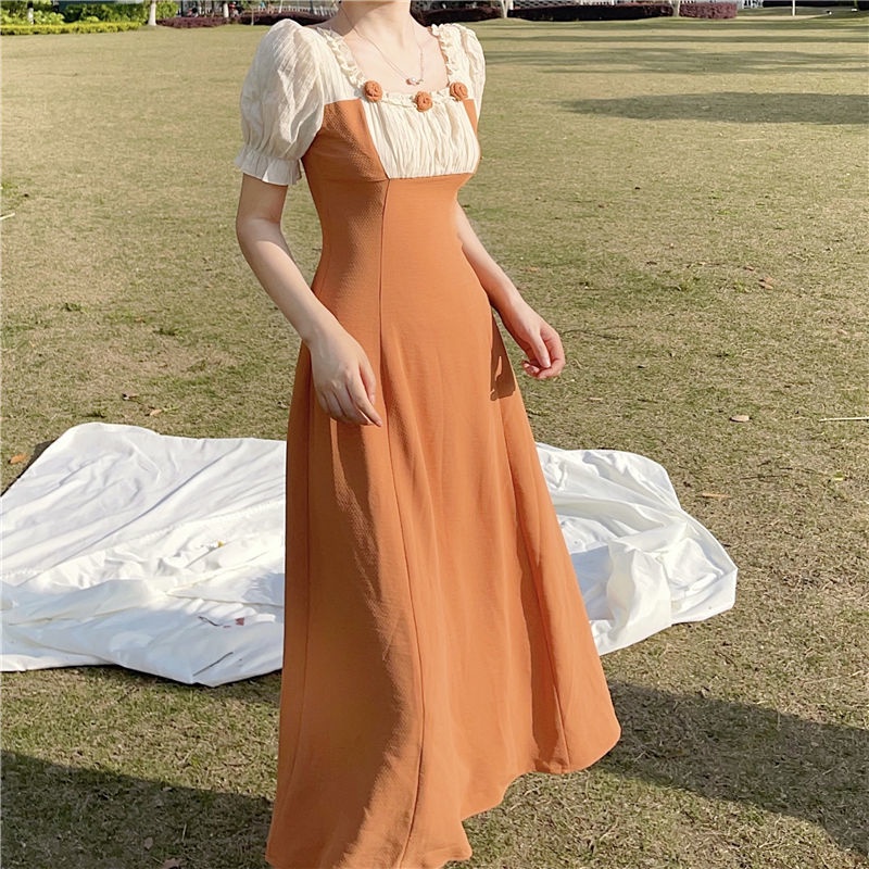 (Hàng có sẵn) Váy vintage, kiểu dáng retro, chất liệu dày dặn, thoải mái, đường may tinh xảo, hàng thiết kế | BigBuy360 - bigbuy360.vn