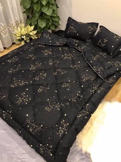 Set chăn phao cotton poly