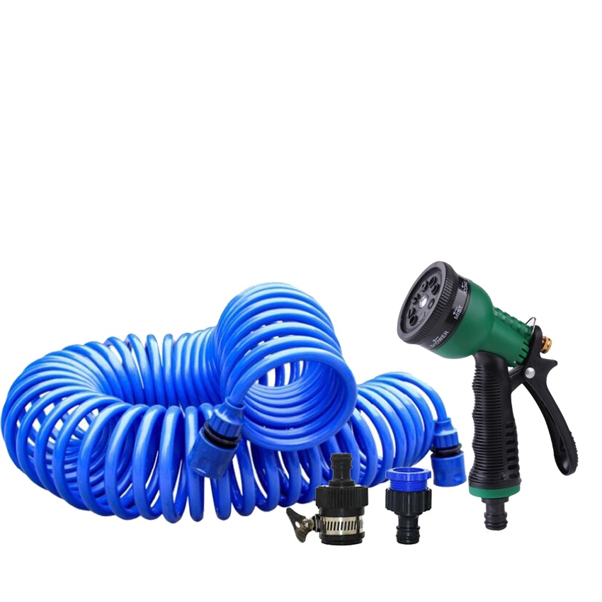 Bộ vòi phun nước tưới cây 206791, rửa xe đa năng dài 10. 15 mét (dây màu ngẫu nhiên) [SKM]