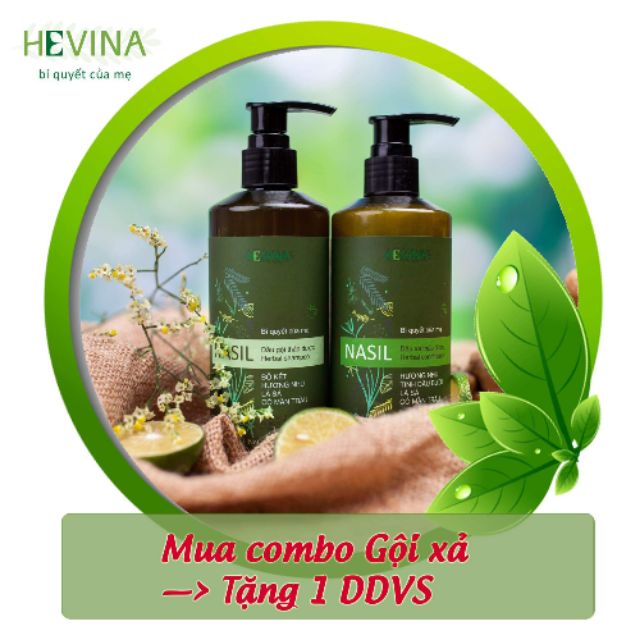Bộ gội xả thảo dược NASIL