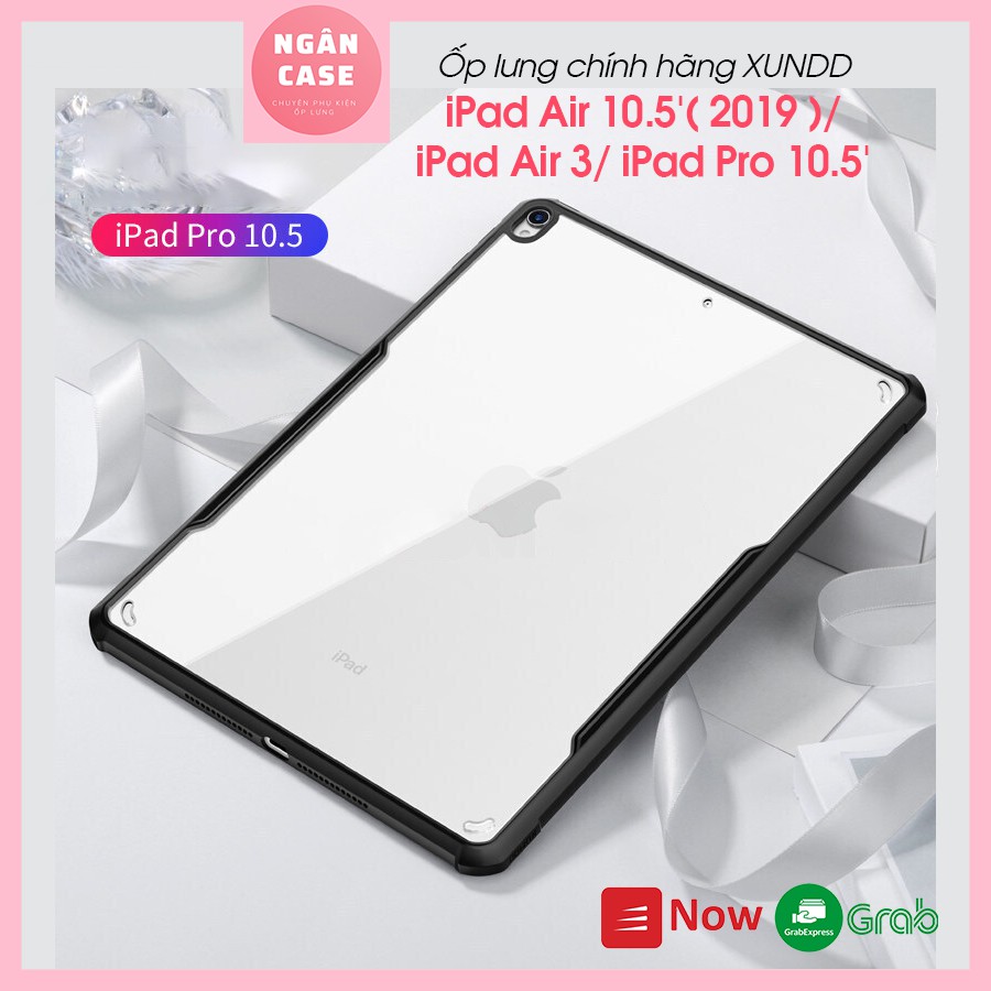 Ốp lưng XUNDD iPad Pro 10.5' / iPad Air 10.5'( 2019 ) / Air 3, Mặt lưng trong, Viền TPU, Chống sốc