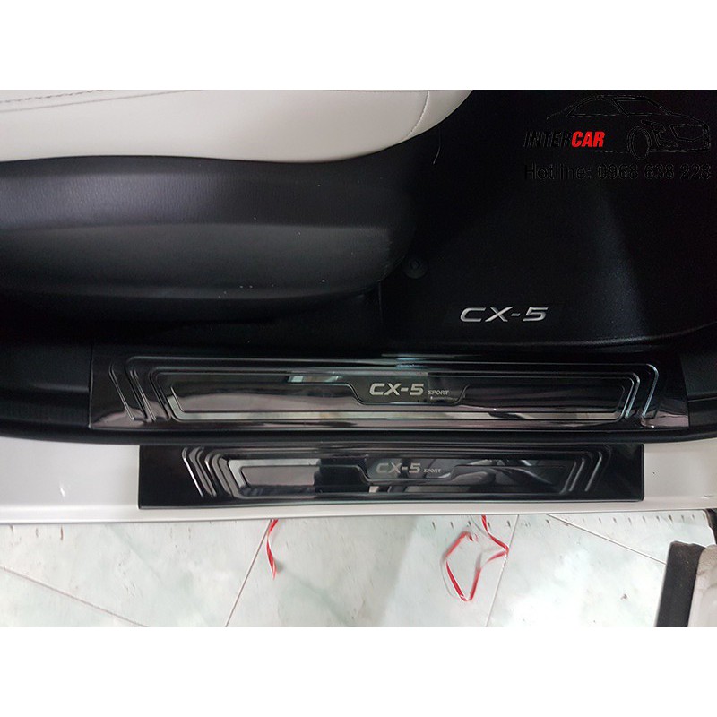 Ốp bậc trong ngoài Titan xe Mazda CX5 2018-2020